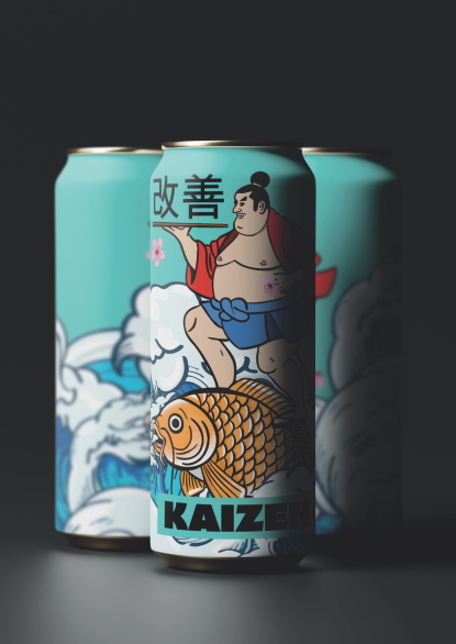 design-canette-biere-kaizen-illustration-japonaise-toulouse