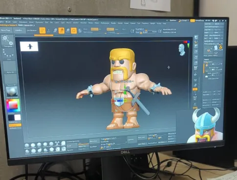 Formation 3D : les étudiants de Studio M Paris sont initié au sculpte stylisé
