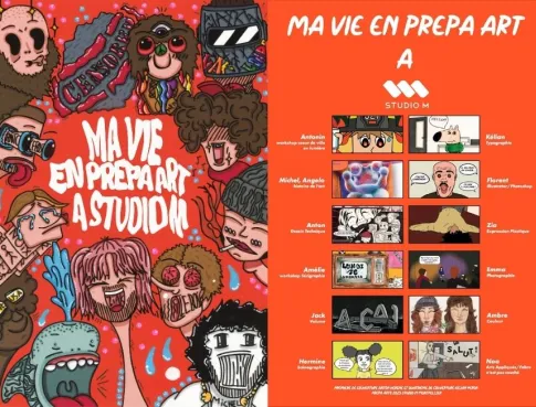 Une année en prépa art racontée en BD par les étudiants