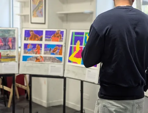 Quand les étudiants en design graphique racontent le sport en vignette