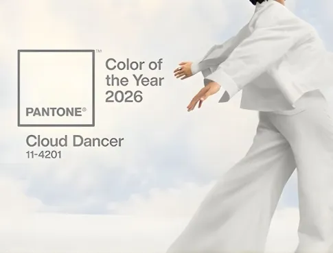 Pourquoi Pantone 2026 mise sur le blanc