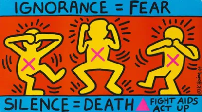 affiche-keith-haring-ignorance keith-haring-ignorance